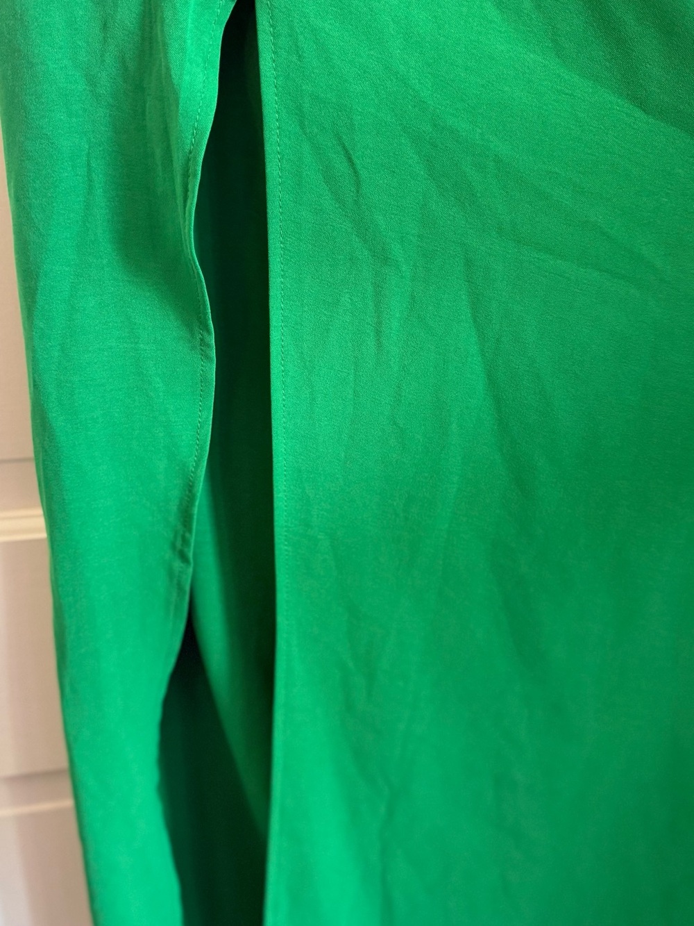 SHEIN One-Shoulder Dress in Bright Green